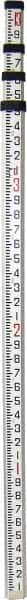 Johnson Level & Tool - Optical Level Aluminum Grade Rod - 4 Sections, 13 Ft. Overall Length - Benchmark Tooling