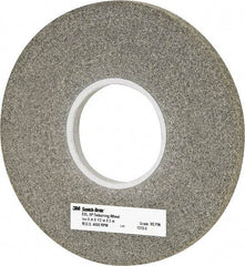 3M - 8" Diam, 1/2" Face Width, 3" Center Hole, Fine Grade, Silicon Carbide Deburring Wheel - Convolute, Extra Hard Density 9 Grade, 4,500 RPM - Benchmark Tooling