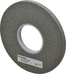 3M - 8" Diam, 1/2" Face Width, 3" Center Hole, Fine Grade, Silicon Carbide Deburring Wheel - Convolute, Hard Density 11 Grade, 4,500 RPM - Benchmark Tooling