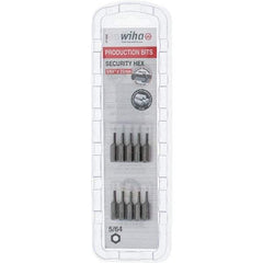 Wiha - 25mm Hex Screwdriver Bit - 1/4" Drive, 1" OAL - Benchmark Tooling