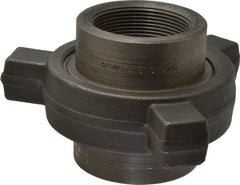 Made in USA - Size 2", Class 3,000, Forged Carbon Steel Black Pipe Lug Union - 3,000 psi, Threaded End Connection - Benchmark Tooling