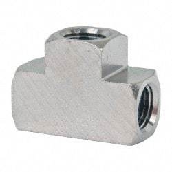 Value Collection - 1/4" Internal Pipe, Brass Union Tee - FNPT - Benchmark Tooling