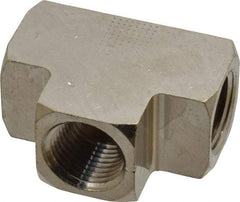 Value Collection - 1/2" Internal Pipe, Brass Union Tee - FNPT - Benchmark Tooling