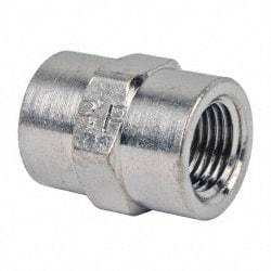 Value Collection - 1/8" Internal Pipe, Brass Coupling - FNPT - Benchmark Tooling