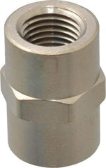 Value Collection - 1/4" Internal Pipe, Brass Coupling - FNPT - Benchmark Tooling