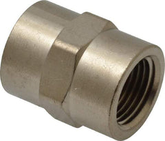 Value Collection - 3/8" Internal Pipe, Brass Coupling - FNPT - Benchmark Tooling
