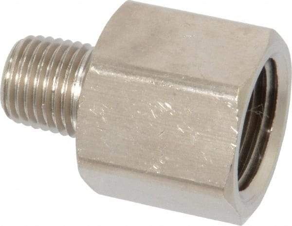 Value Collection - 1/2 x 1/4" Internal Pipe, Brass Adapter - FNPT x MNPT - Benchmark Tooling