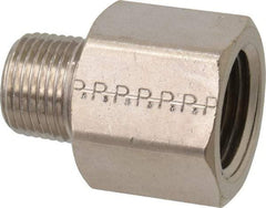 Value Collection - 1/2 x 3/8" Internal Pipe, Brass Adapter - FNPT x MNPT - Benchmark Tooling