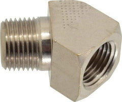 Value Collection - 1/2" Internal Pipe, Brass 45° Street Elbow - FNPT x MNPT - Benchmark Tooling