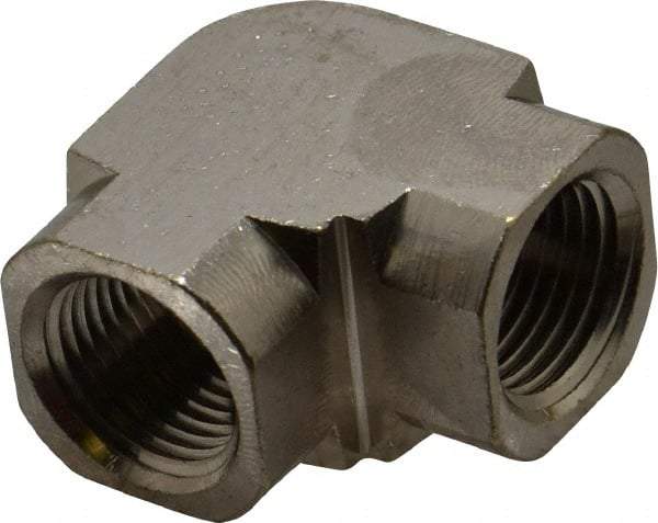 Value Collection - 3/8" Internal Pipe, Brass 90° Street Elbow - FNPT - Benchmark Tooling