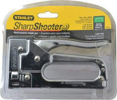 Stanley - Manual Staple Gun - 1/4, 5/16, 3/8" Staples, Chrome, Steel with Chrome Finish - Benchmark Tooling