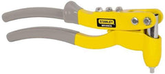 Stanley - Right Angle Head Hand Riveter - 3/32 to 3/16" Rivet Capacity, 10" OAL - Benchmark Tooling