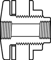 Value Collection - 4" PVC Plastic Pipe Tank Adapter - Schedule 80, FIPT x FIPT End Connections - Benchmark Tooling
