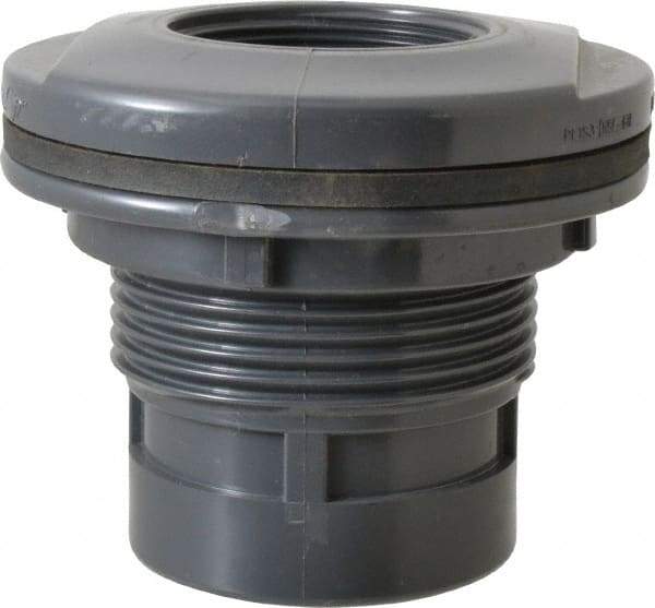 Value Collection - 2" PVC Plastic Pipe Tank Adapter - Schedule 80, FIPT x FIPT End Connections - Benchmark Tooling