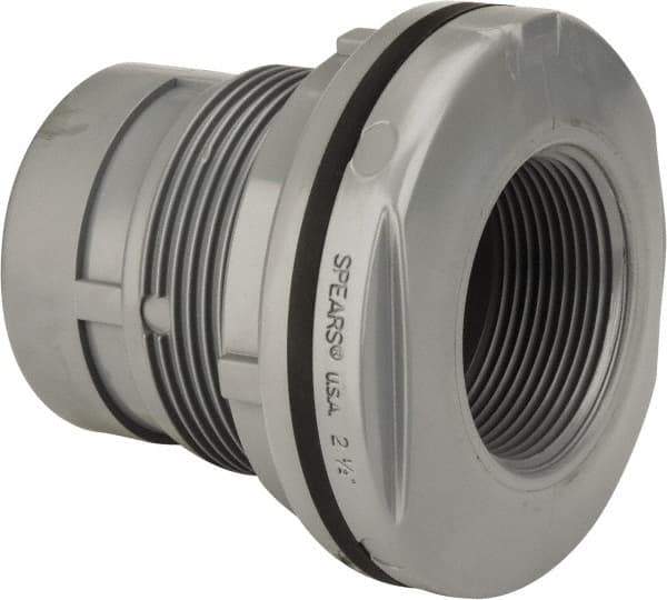 Value Collection - 2-1/2" CPVC Plastic Pipe Tank Adapter - Schedule 80, FIPT x FIPT End Connections - Benchmark Tooling