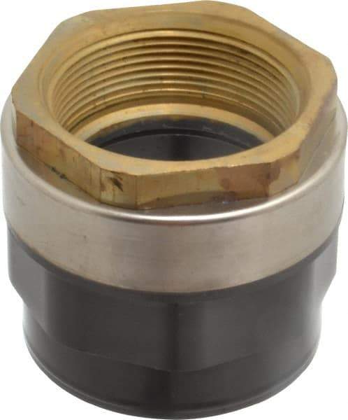 Value Collection - 2" PVC Plastic Pipe Female Adapter - Schedule 80, PVC Slip x Brass Fipt End Connections - Benchmark Tooling