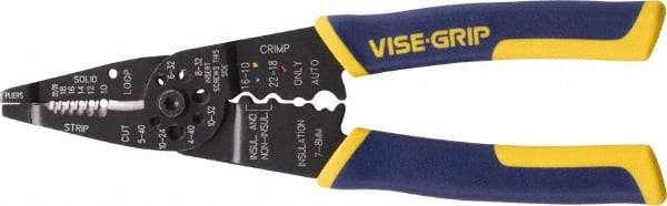 Irwin - Wire & Cable Strippers Type: Wire Stripper/Cutter/Crimper Maximum Capacity: 10 AWG - Benchmark Tooling