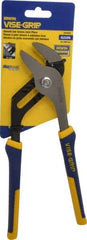 Irwin - 10" OAL, 2-3/4" Max Capacity, 7 Position Groove Joint Tongue & Groove Pliers - Smooth Straight Jaws, Straight Head, ProTouch Handles - Benchmark Tooling