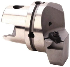 Kennametal - Insert Style NG 4L, 70mm Head Length, Left Hand Cut, Internal Modular Threading Cutting Unit Head - System Size KM80, 53mm Center to Cutting Edge, Series Top Notch - Benchmark Tooling