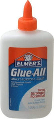 Elmer's - 7.61 oz Bottle White All Purpose Glue - 5 min Working Time, Bonds to Ceramic, Fabric, Leather, Paper & Wood - Benchmark Tooling