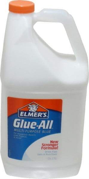 Elmer's - 1 Gal Bottle White All Purpose Glue - 5 min Working Time, Bonds to Ceramic, Fabric, Leather, Paper & Wood - Benchmark Tooling