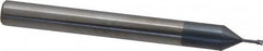 Carmex - #2-56, #3-56 UNC, UNF, 0.065" Cutting Diam, 3 Flute, Solid Carbide Helical Flute Thread Mill - Internal Thread, 0.17" LOC, 2-1/2" OAL, 1/4" Shank Diam - Benchmark Tooling