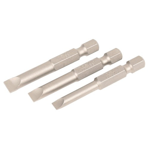 Slotted Power Bit Set 4.5 - 6.5mm (3 Bit Pack) - Benchmark Tooling