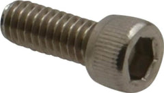 Value Collection - #8-32 UNC Hex Socket Drive, Socket Cap Screw - Grade 18-8 Stainless Steel, Uncoated, 7/16" Length Under Head - Benchmark Tooling