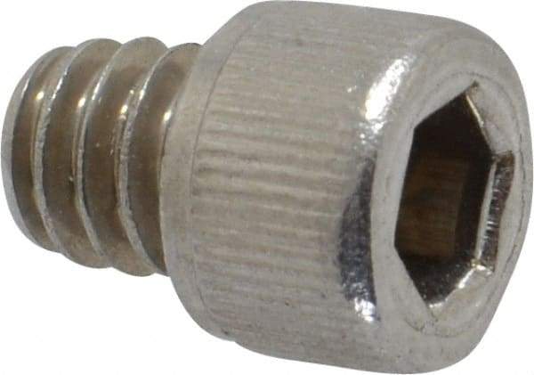 Value Collection - 1/4-20 UNC Hex Socket Drive, Socket Cap Screw - Grade 18-8 Stainless Steel, Uncoated, 1/4" Length Under Head - Benchmark Tooling