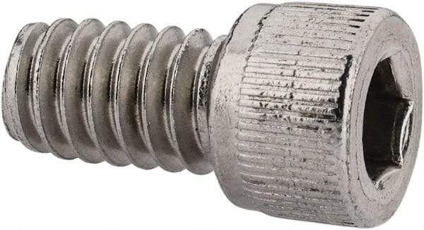 Value Collection - 1/4-20 UNC Hex Socket Drive, Socket Cap Screw - Grade 18-8 Stainless Steel, Uncoated, 7/16" Length Under Head - Benchmark Tooling