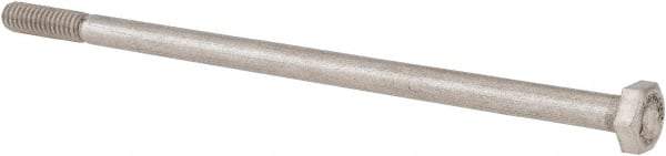 Value Collection - 1/4-20 UNC, 5-1/2" Length Under Head Hex Head Cap Screw - Partially Threaded, Grade 18-8 Stainless Steel, Uncoated, 7/16" Hex - Benchmark Tooling