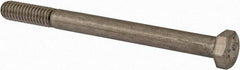 Value Collection - 5/16-18 UNC, 3-3/4" Length Under Head Hex Head Cap Screw - Fully Threaded, Grade 18-8 Stainless Steel, Uncoated, 1/2" Hex - Benchmark Tooling