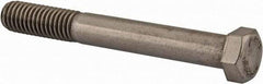 Value Collection - 7/16-14 UNC, 3-1/2" Length Under Head Hex Head Cap Screw - Partially Threaded, Grade 18-8 Stainless Steel, Uncoated, 5/8" Hex - Benchmark Tooling