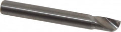 Onsrud - 1/4" Cutting Diam x 3/8" Length of Cut, 1 Flute, Upcut Spiral Router Bit - Uncoated, Right Hand Cut, Solid Carbide, 2" OAL x 1/4" Shank Diam, Single Edge, 22° Helix Angle - Benchmark Tooling