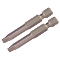 Slotted Power Bit 6.5 × 50mm (2 Bit Pack) - Benchmark Tooling