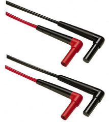 Fluke - Black/Red Electrical Test Equipment Leads Set - Use with All Models - Benchmark Tooling