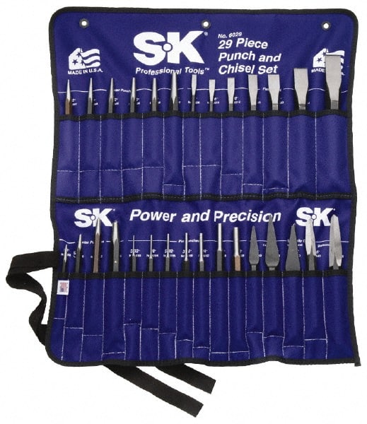 SK - 29 Piece Punch & Chisel Set - Benchmark Tooling