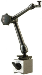 Noga - 0.001" Graduation, 0-100 Dial Reading, Indicator & Base Kit - 2-9/32" Dial Diam - Benchmark Tooling