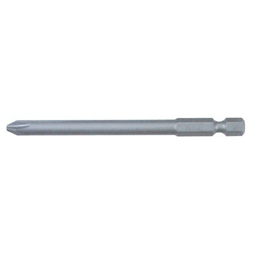 Phillips Power Bit. #0 × 90mm. Chrome-vanadium-molybdenum S2 modified tool steel. - Benchmark Tooling