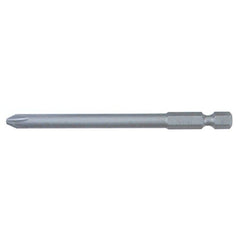 Phillips Power Bit. #0 × 90mm. Chrome-vanadium-molybdenum S2 modified tool steel. - Benchmark Tooling