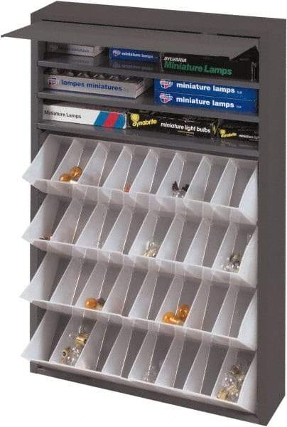 Durham - Storage Cabinet - Steel, 19" Wide x 4" Deep x 26-3/4" High, Gray - Benchmark Tooling