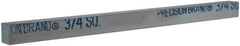 Made in USA - 12" Long x 3/4" High x 3/4" Wide, Zinc-Plated Key Stock - Low Carbon Steel - Benchmark Tooling