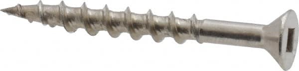 Value Collection - #8 Flat Head, Square Drive Stainless Steel Deck Screw - Benchmark Tooling