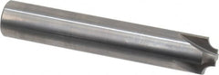 Hertel - 5/32" Radius, 5/8" Mill Diam, 4 Flute Solid Carbide Corner Rounding End Mill - Single End, Uncoated, 3-1/2" OAL, 5/8" Shank Diam - Benchmark Tooling