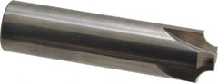 Hertel - 1/4" Radius, 1" Mill Diam, 4 Flute Solid Carbide Corner Rounding End Mill - Single End, Uncoated, 1/2" Tip Diam, 4" OAL, 1" Shank Diam - Benchmark Tooling