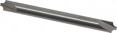 Hertel - 0.062" Radius, 3/16" Mill Diam, 2 Flute Solid Carbide Corner Rounding End Mill - Double End, Uncoated, 2" OAL, 3/16" Shank Diam - Benchmark Tooling