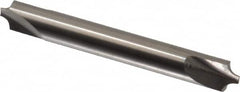 Hertel - 0.109" Radius, 5/16" Mill Diam, 2 Flute Solid Carbide Corner Rounding End Mill - Double End, Uncoated, 2-1/2" OAL, 5/16" Shank Diam - Benchmark Tooling