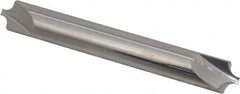 Hertel - 0.118" Radius, 5/16" Mill Diam, 2 Flute Solid Carbide Corner Rounding End Mill - Double End, Uncoated, 2-1/2" OAL, 5/16" Shank Diam - Benchmark Tooling
