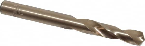 Hertel - 0.277" 135° Spiral Flute Cobalt Screw Machine Drill Bit - Bright Finish, Right Hand Cut, 1-1/2" Flute Length, 2-11/16" OAL, Split Point, Straight Shank - Benchmark Tooling