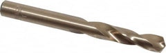 Hertel - 0.277" 135° Spiral Flute Cobalt Screw Machine Drill Bit - Bright Finish, Right Hand Cut, 1-1/2" Flute Length, 2-11/16" OAL, Split Point, Straight Shank - Benchmark Tooling